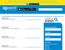 Tablet Screenshot of goeventi.com